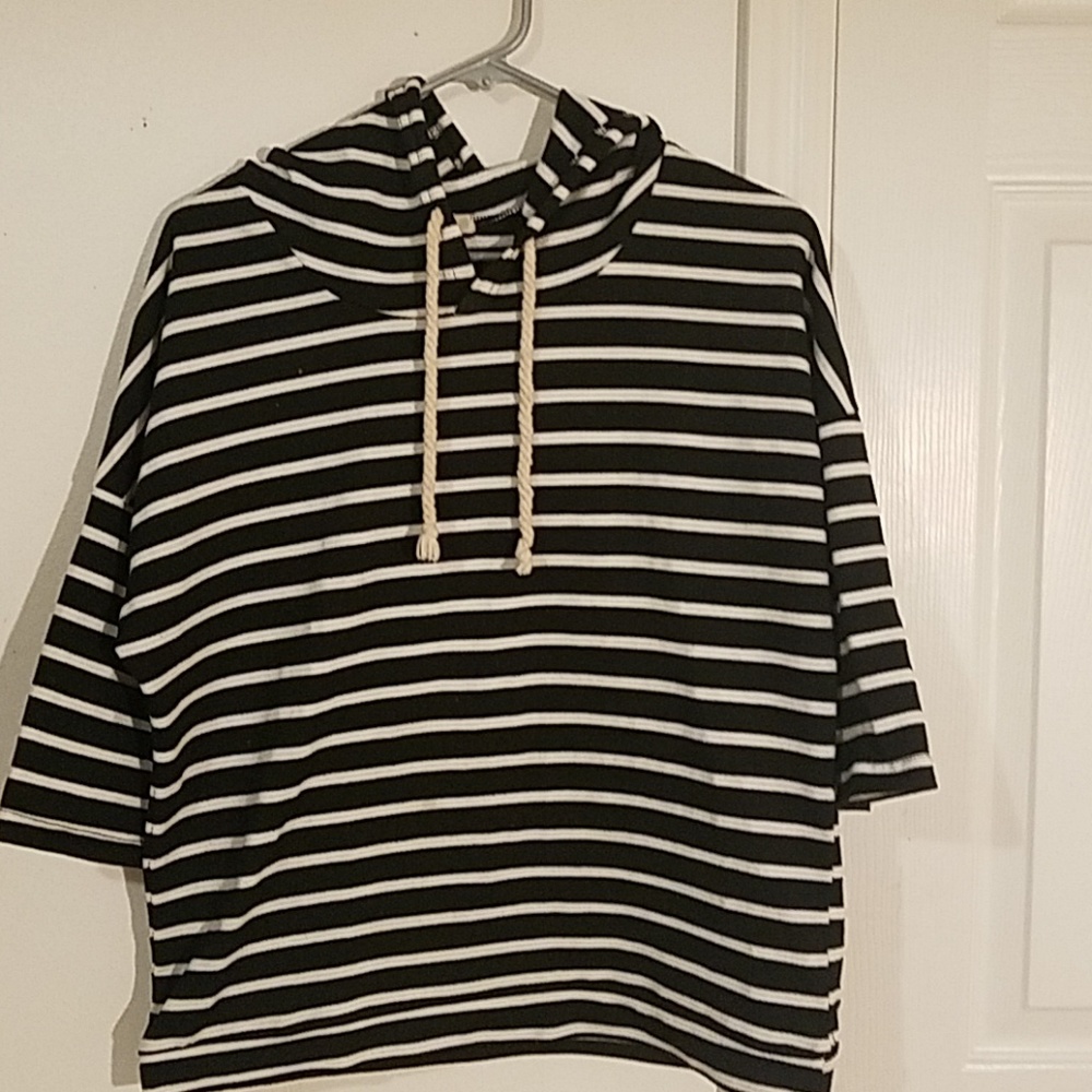 A mid length shirt